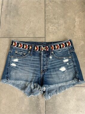 Abercrombie & Fitch denim cut off jean shorts 24